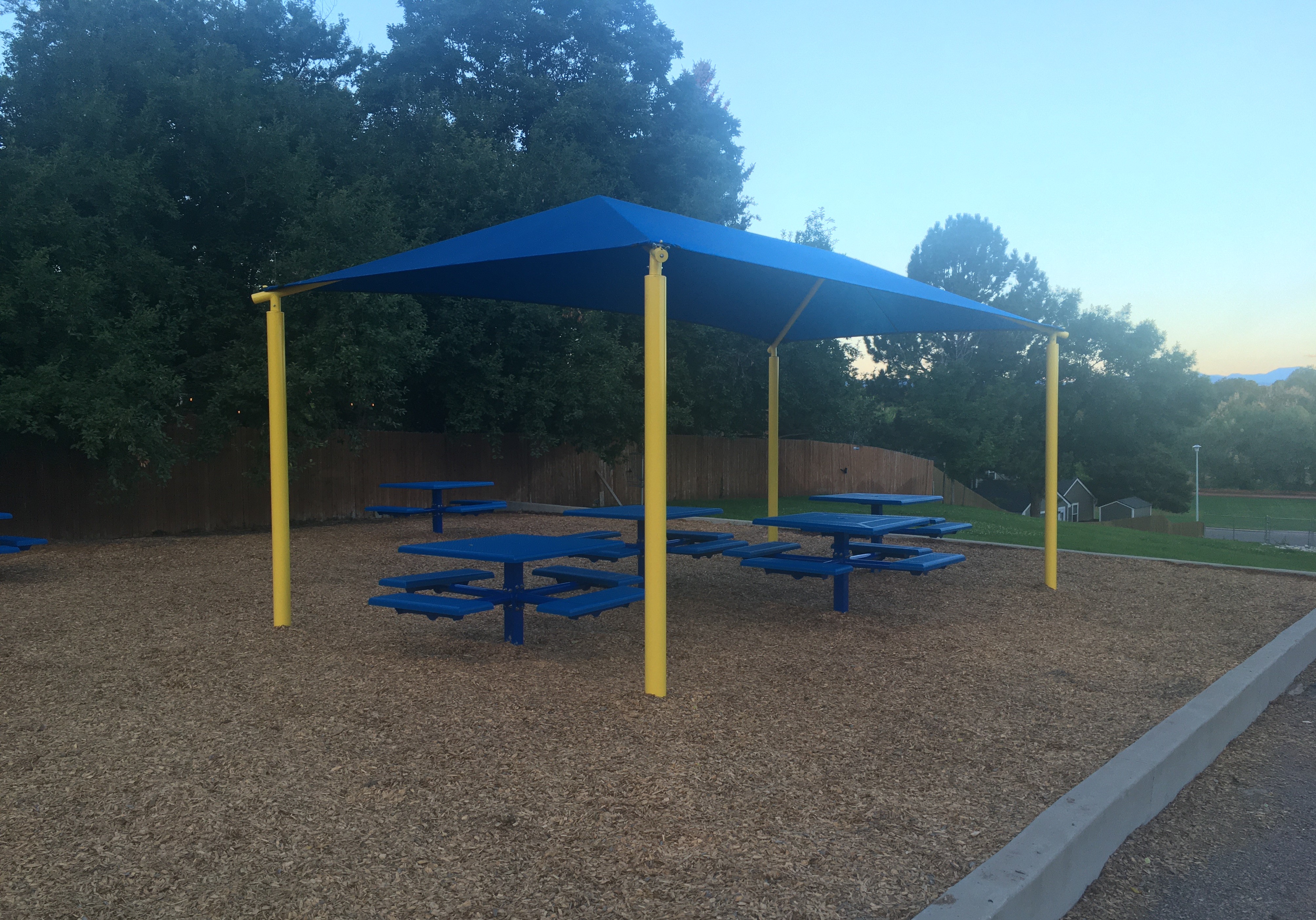 Sandburg Elementary School playground shade structure