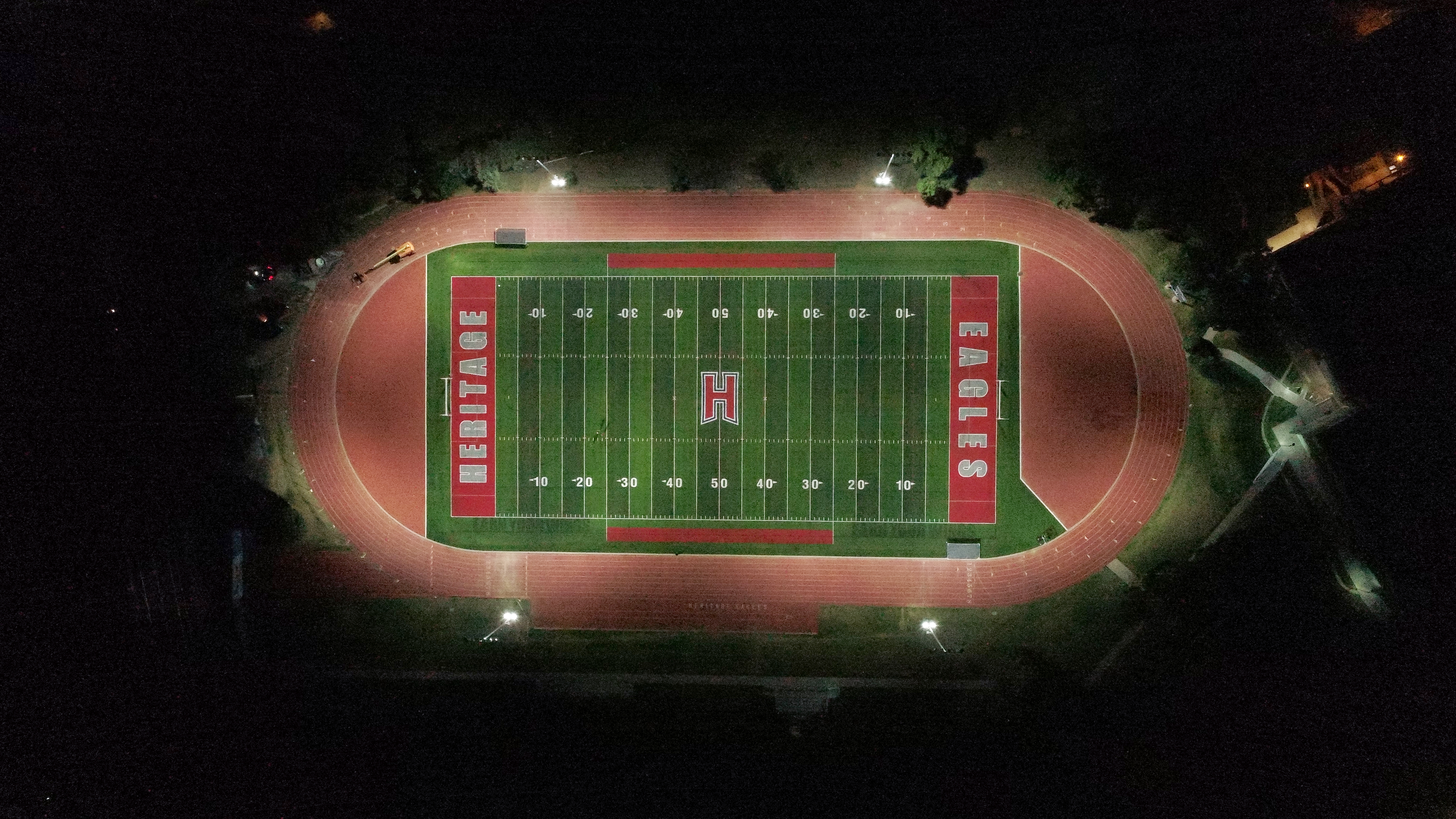 HHS turf field with lights Aug. 20, 2019