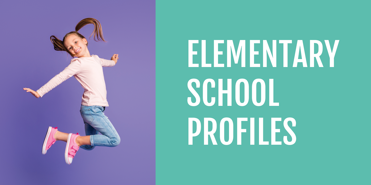 Elementary School Profiles - young student happy, jumping