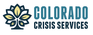 Colorado Crisis Services logo links to Colorado Crisis Services website