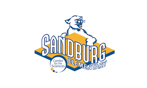 Sandburg Elementary logo links to school's website