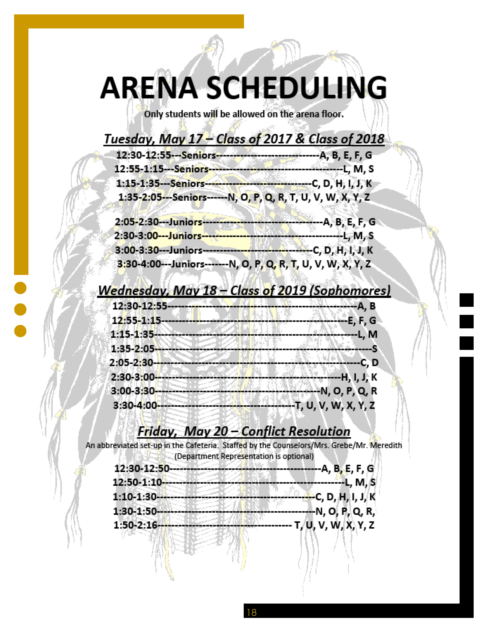Arena Scheduling Information Littleton Public Schools