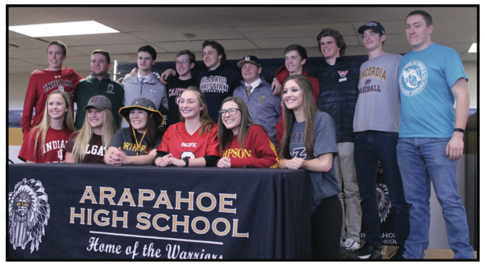 Student Athletes From Arapahoe And Heritage Sign National Letters